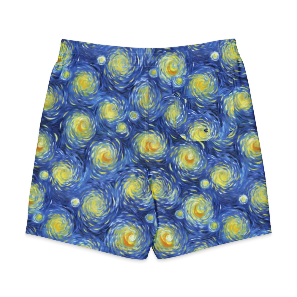 Celestial Whirl on Men's Board Shorts — Back