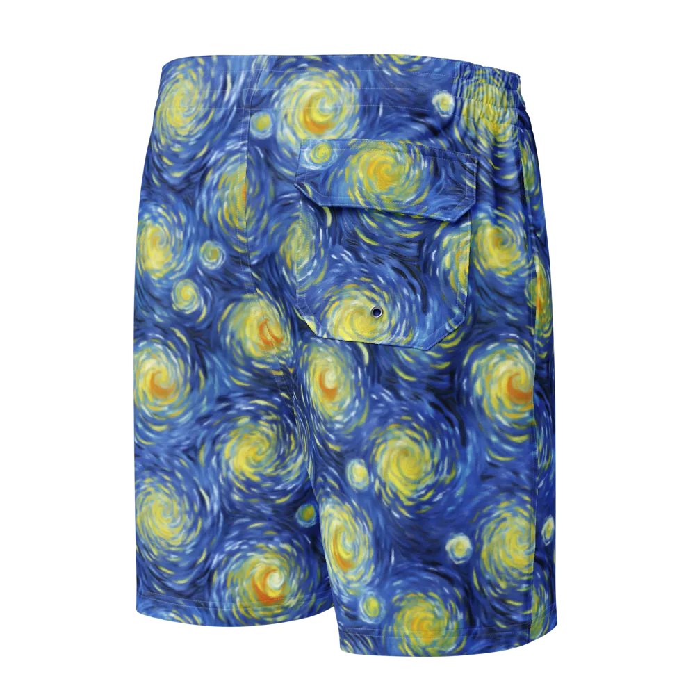 Celestial Whirl on Men's Board Shorts — Back