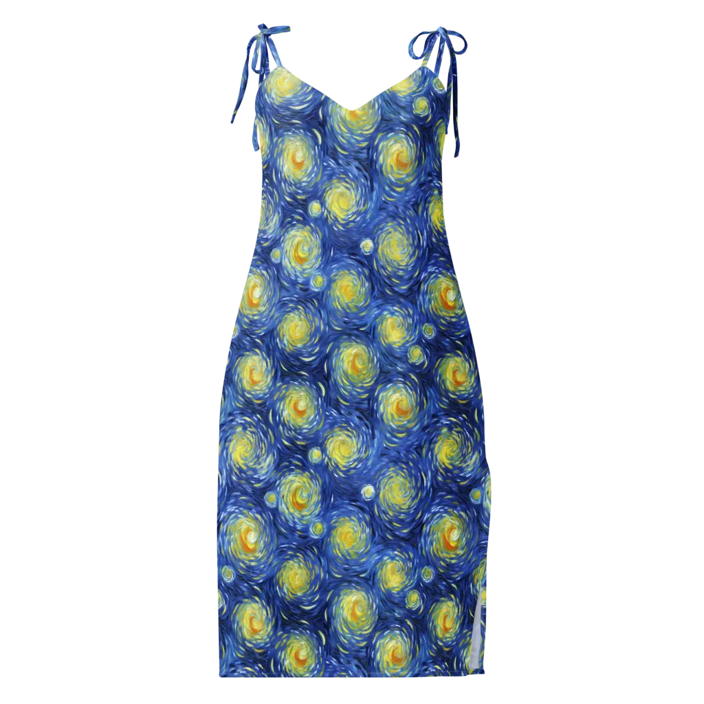 Celestial Whirl on Slip Dress — Front