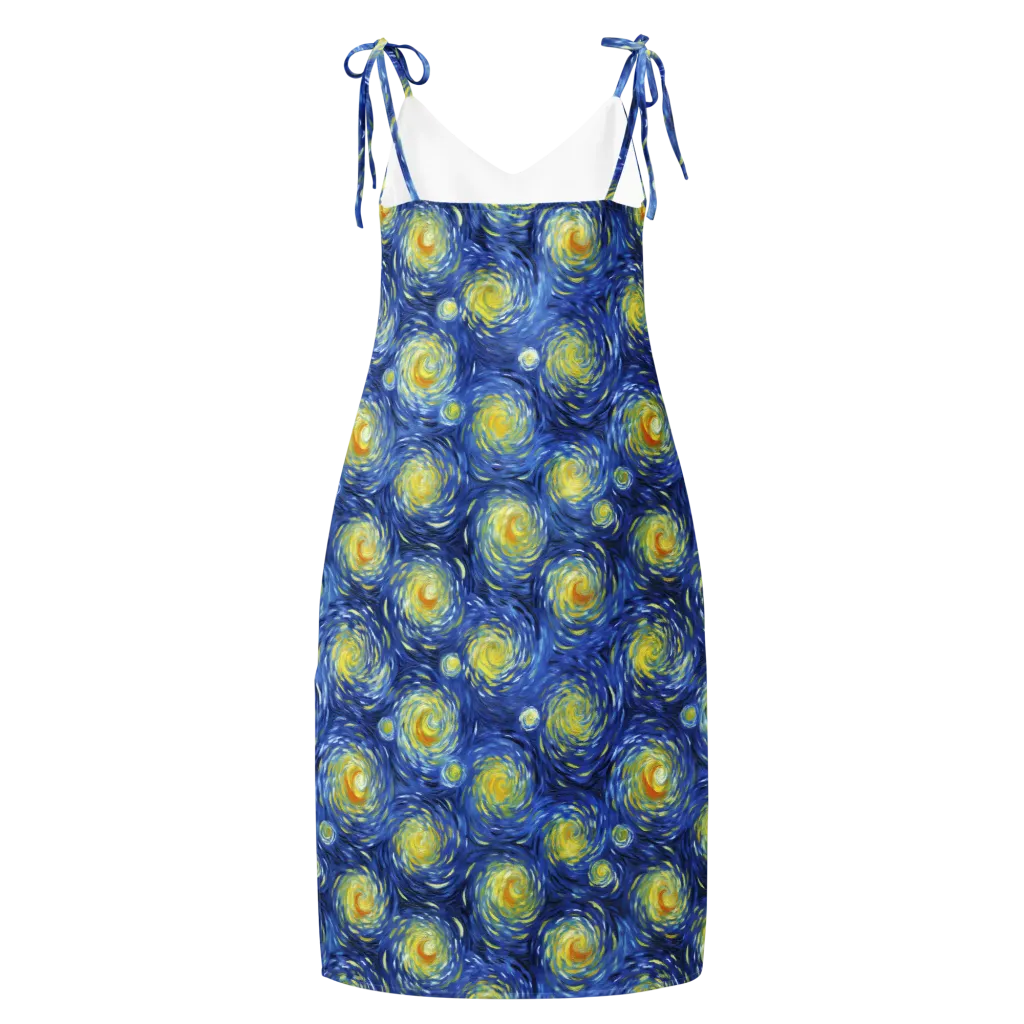 Celestial Whirl on Slip Dress — Back