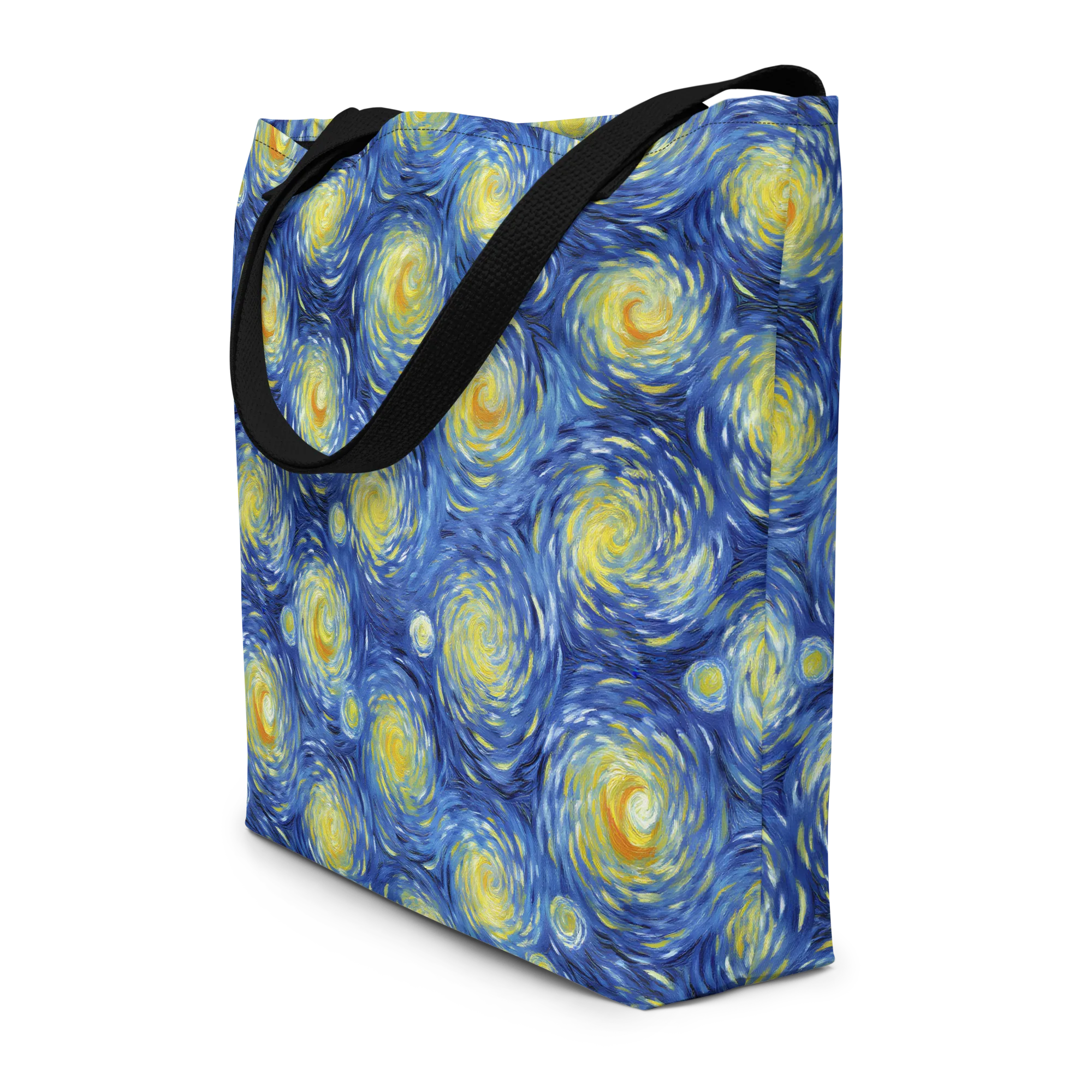 Celestial Whirl on Large Tote Bag W/ Pocket — Front