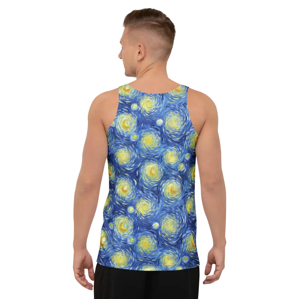 Celestial Whirl on Men's Tank Top — Back