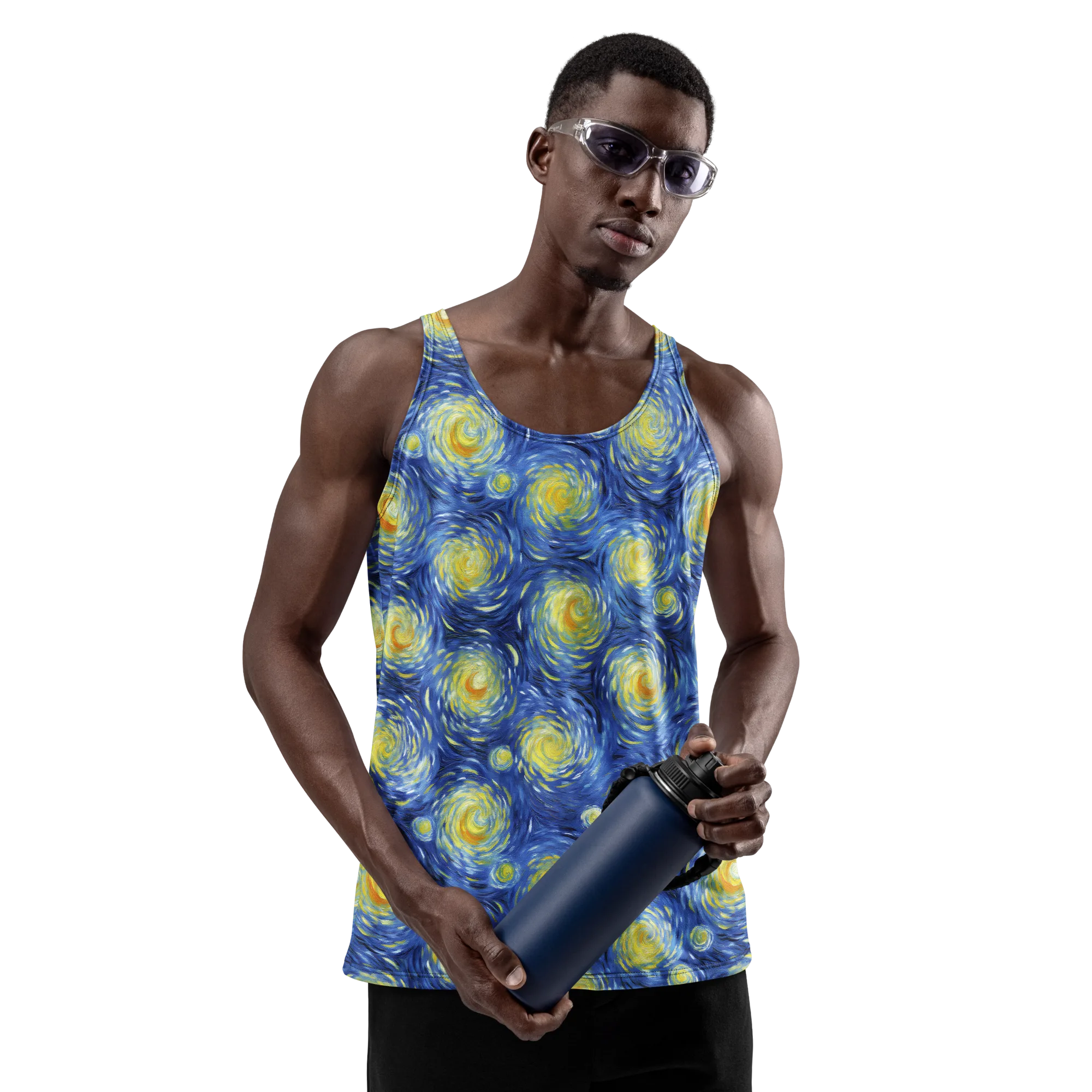 Celestial Whirl on Men's Tank Top — Front