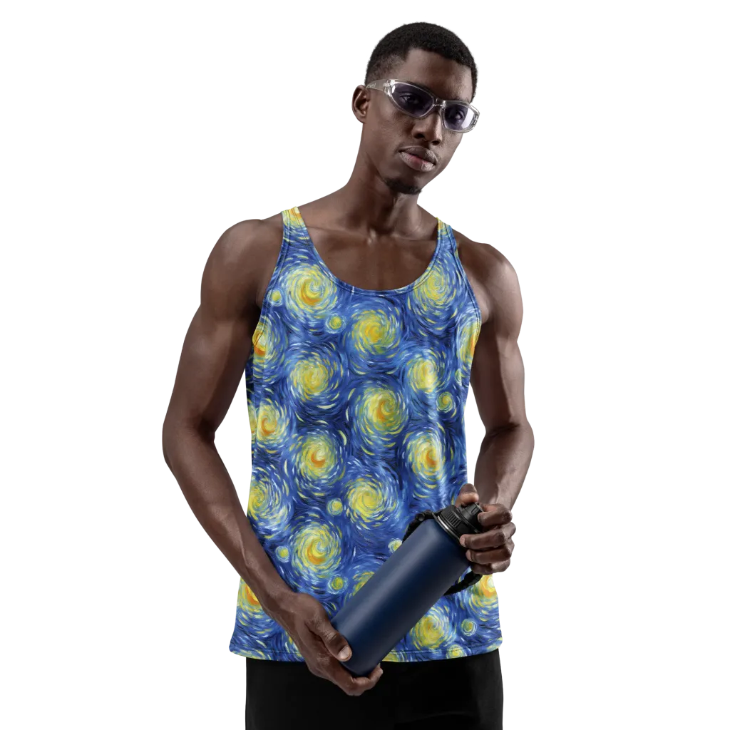 Celestial Whirl on Men's Tank Top — Front