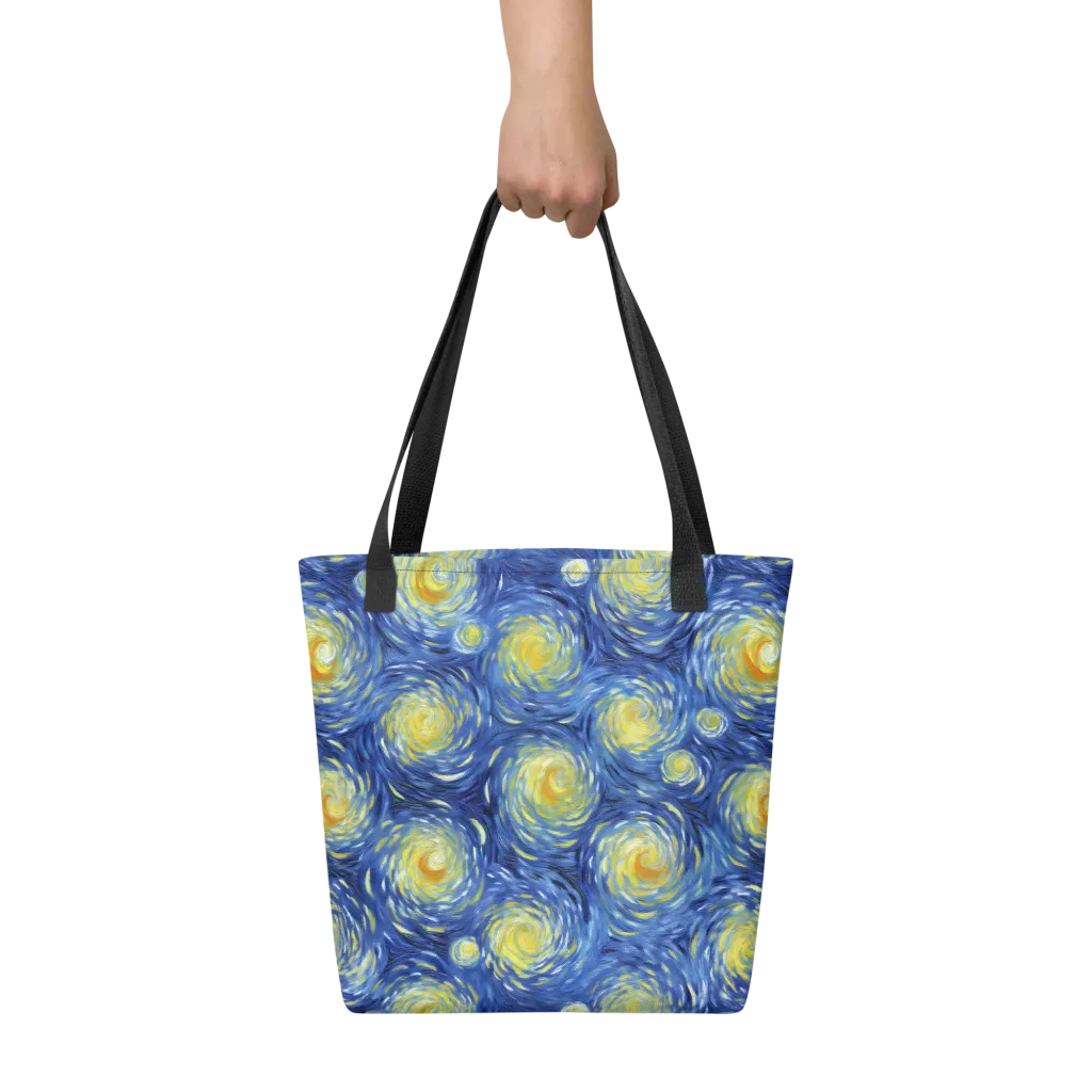 Celestial Whirl on Tote Bag — Front