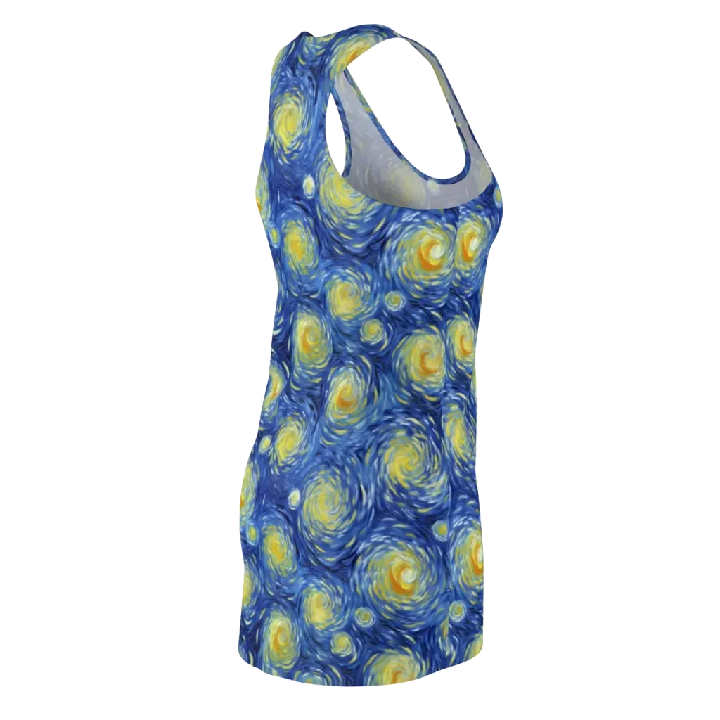 Celestial Whirl on Racerback Dress — Back Side