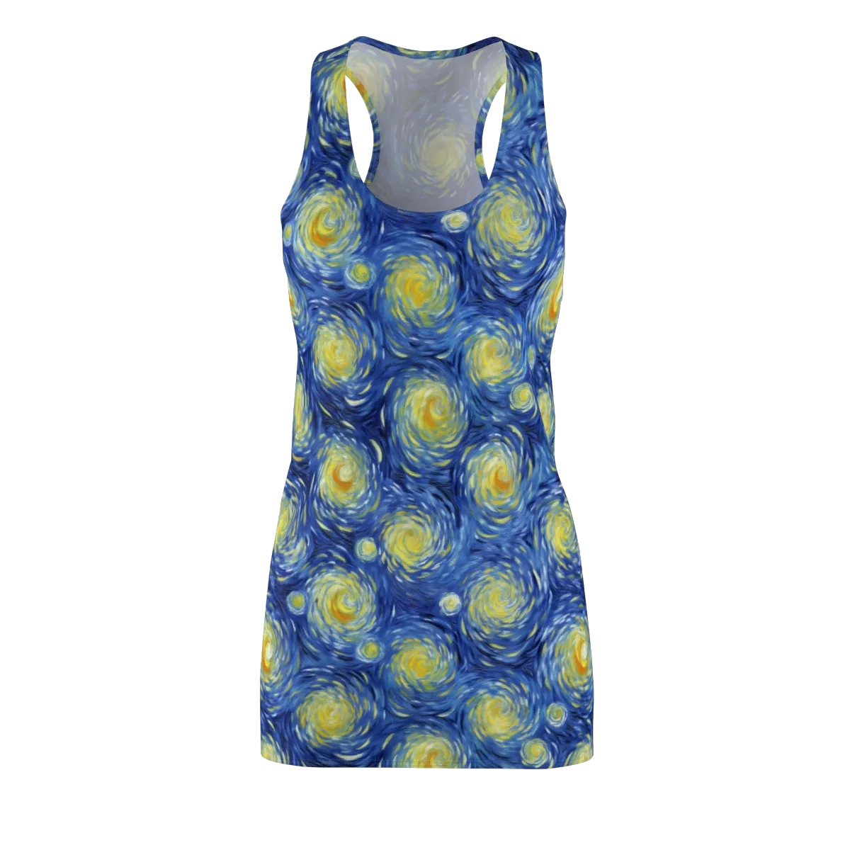 Celestial Whirl on Racerback Dress — Front