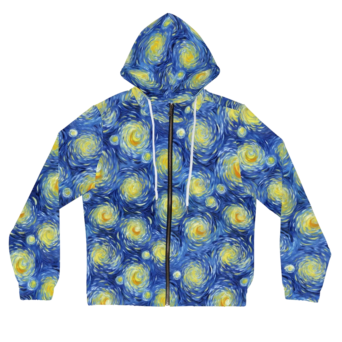 Celestial Whirl on Women's Full-Zip Hoodie — Front
