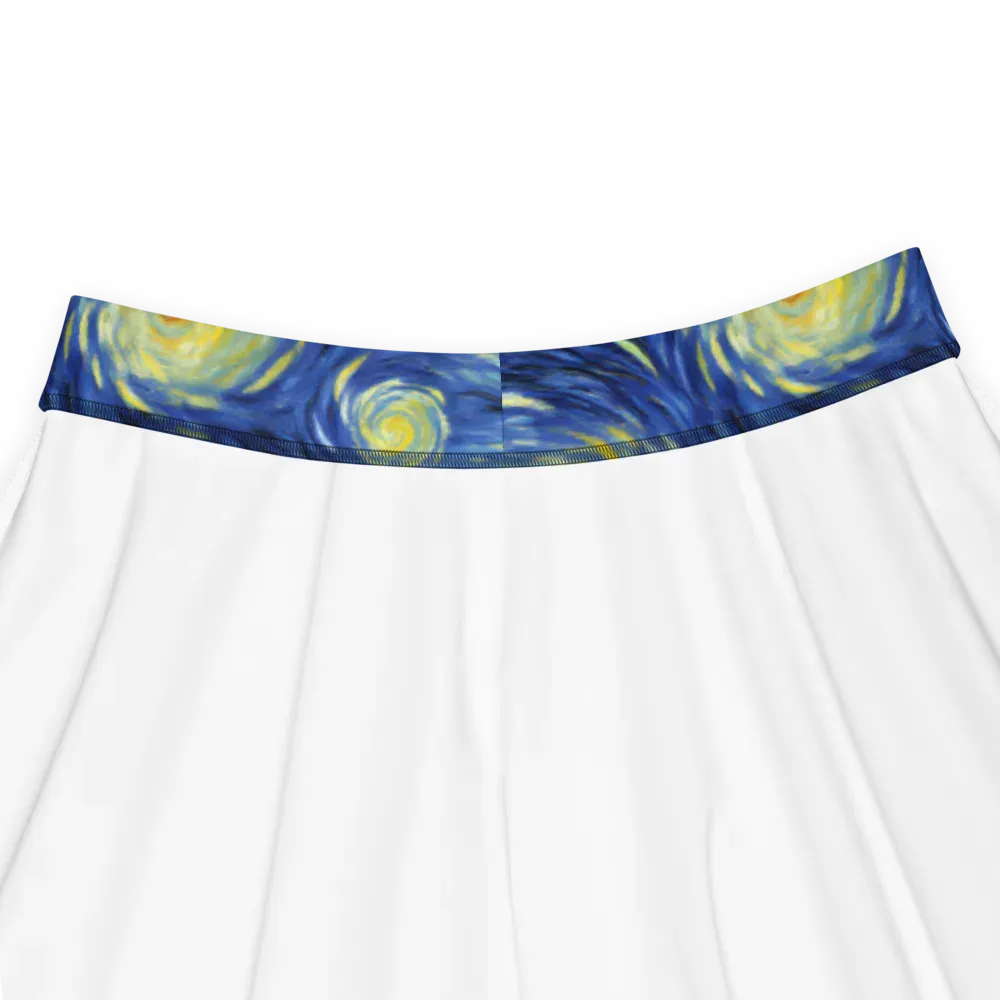 Celestial Whirl on Skater Skirt — Product details