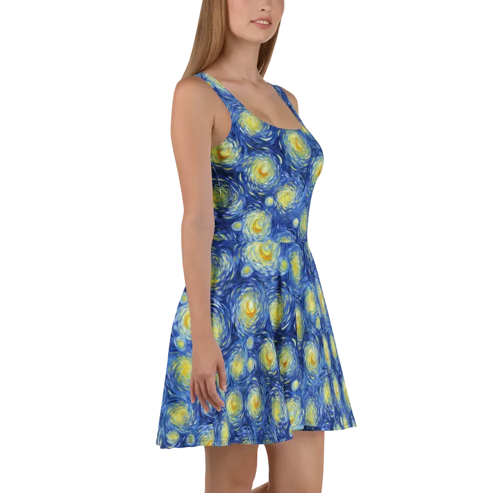 Celestial Whirl on Skater Dress — Right