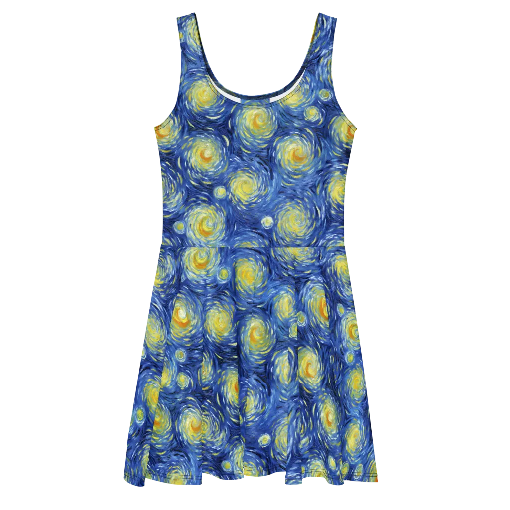 Celestial Whirl on Skater Dress — Front