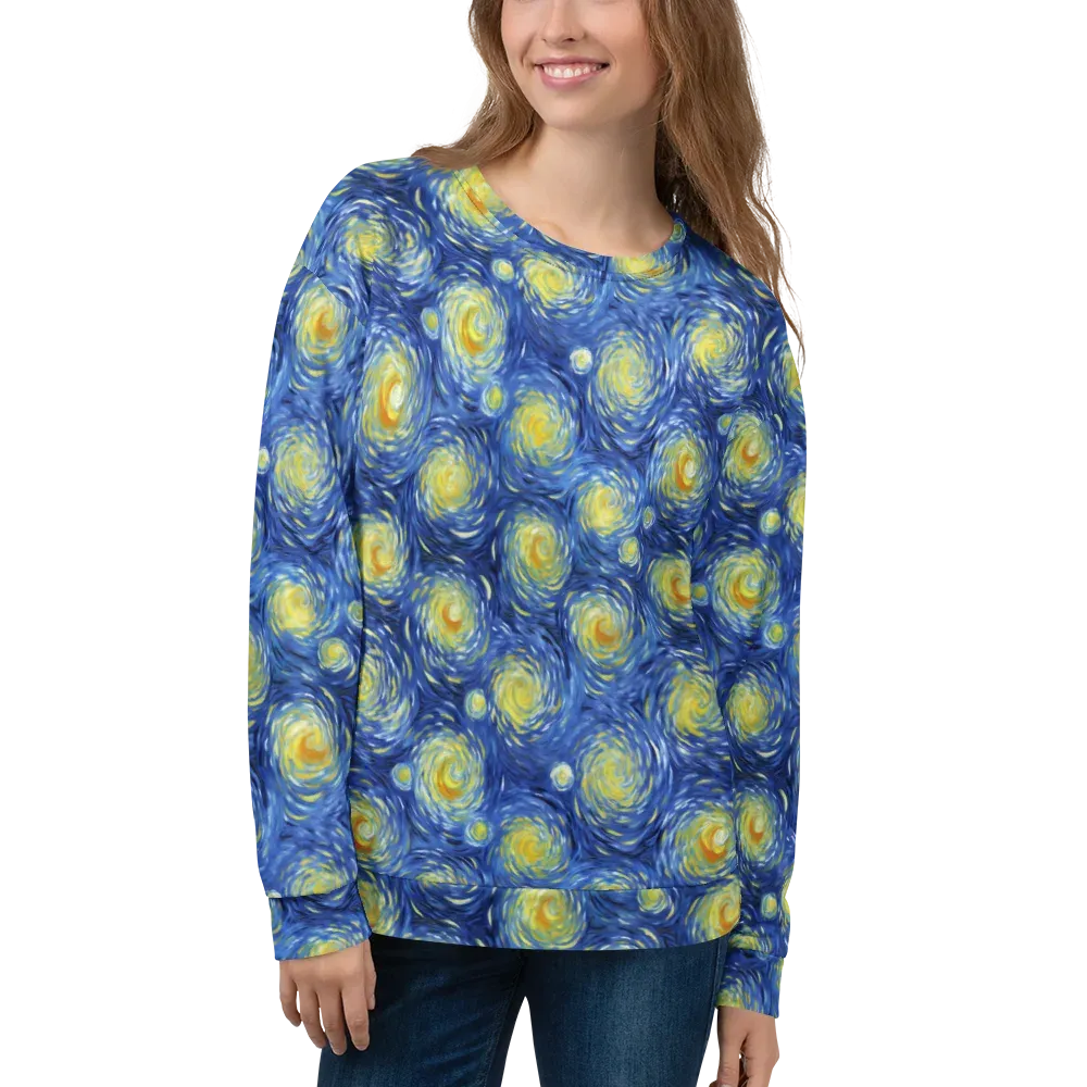 Celestial Whirl on Sweatshirt — Front