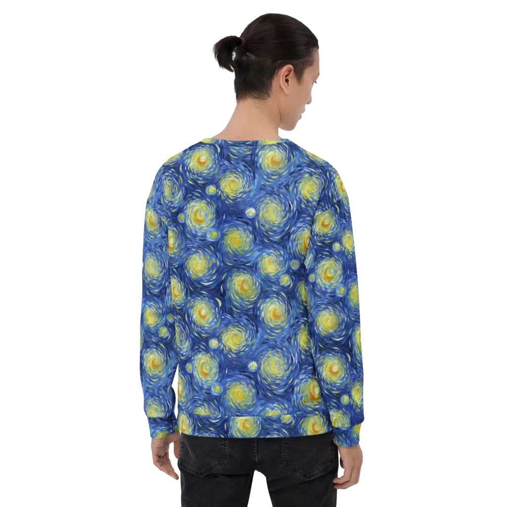 Celestial Whirl on Sweatshirt — Back