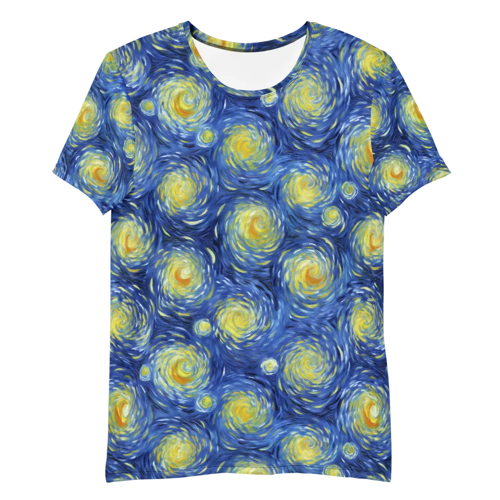 Celestial Whirl on Men's Athletic T-Shirt — Front