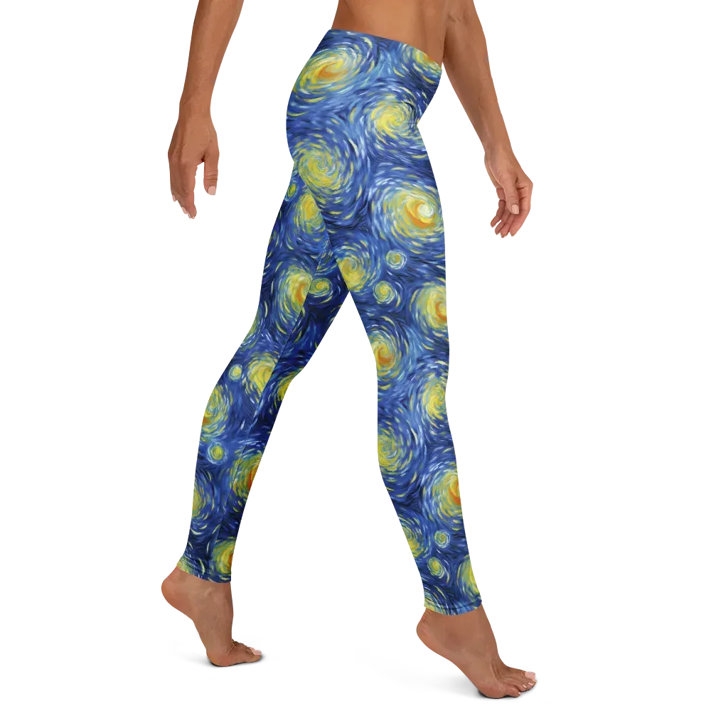 Celestial Whirl on Leggings — Right