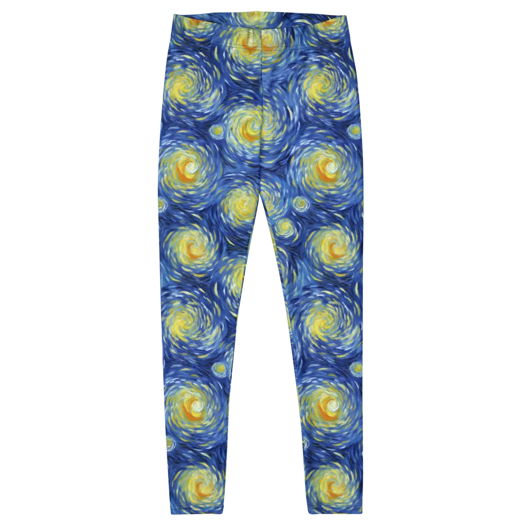 Celestial Whirl on Leggings — Front