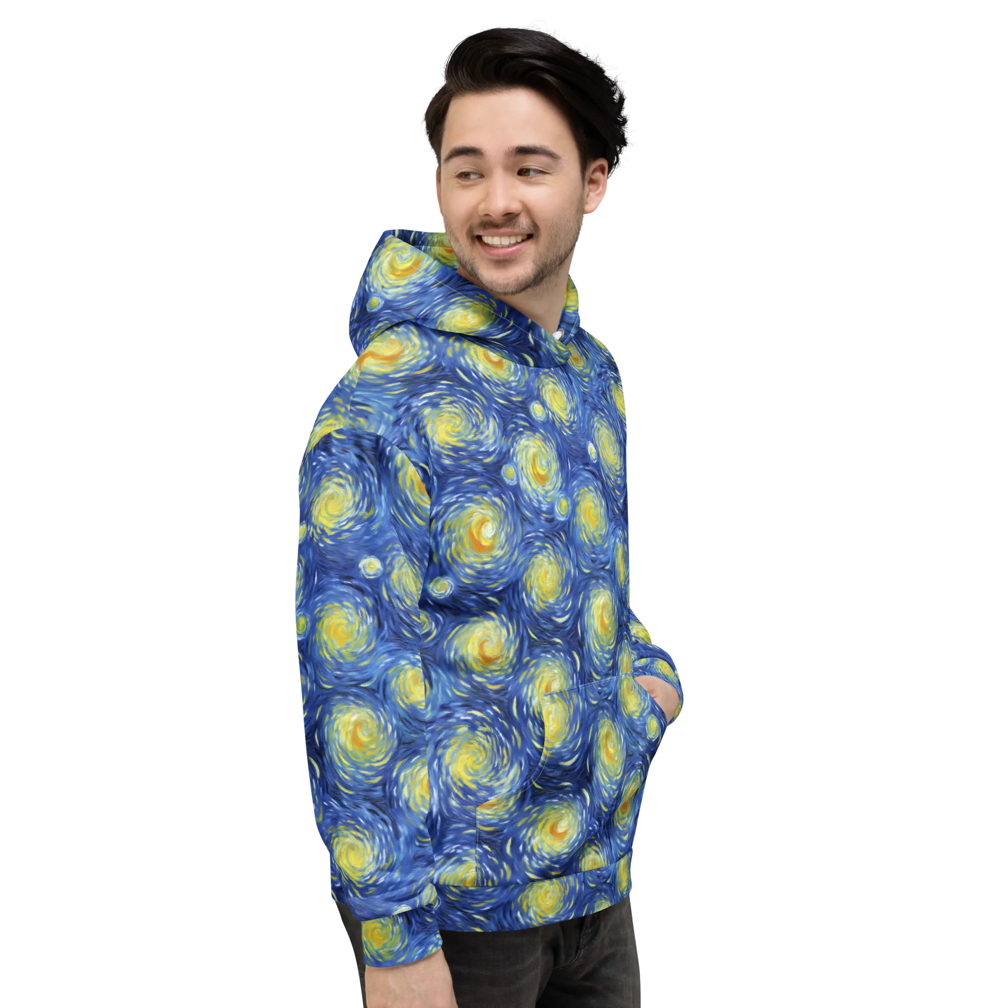 Celestial Whirl on Hoodie — Right