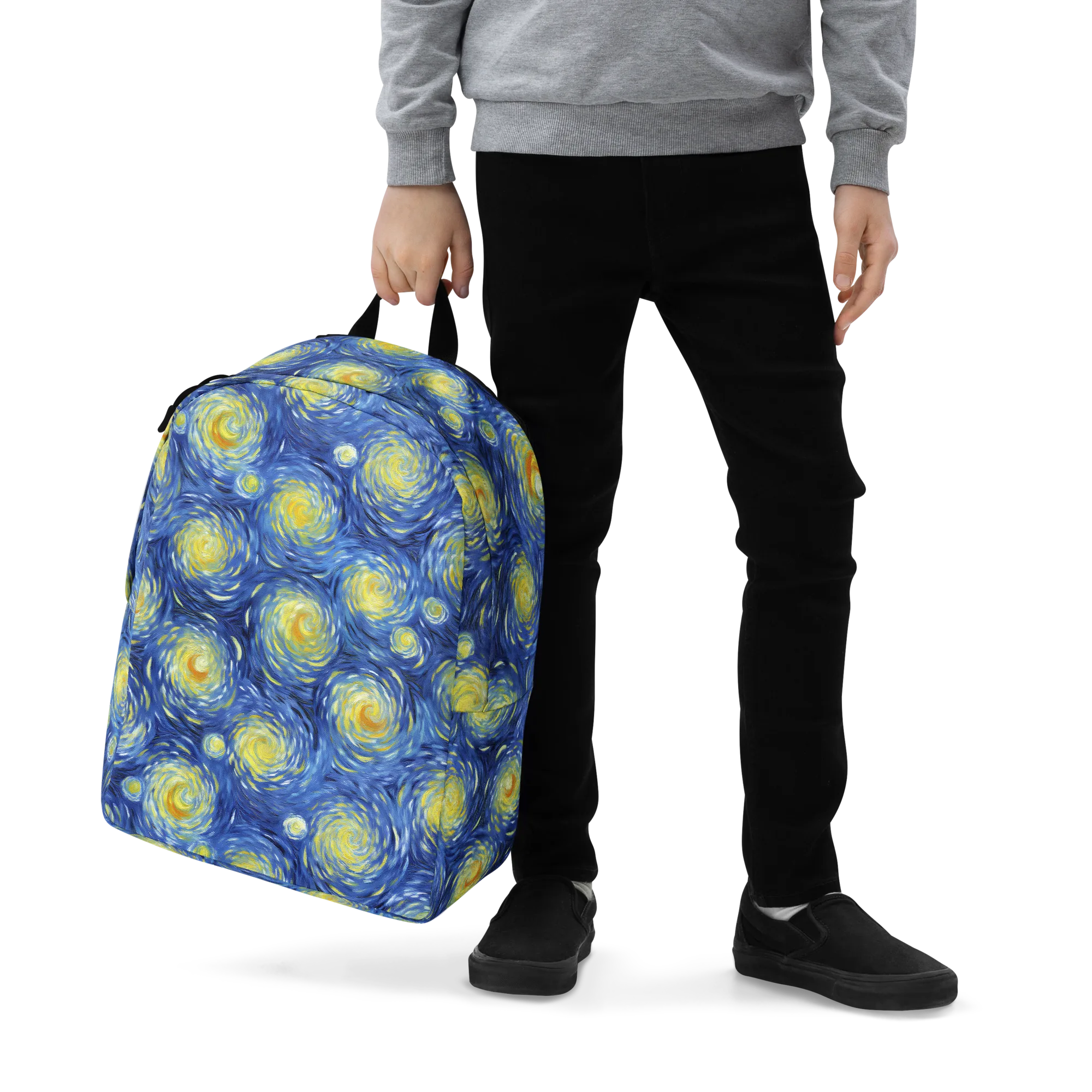 Celestial Whirl on Minimalist Backpack — Zoomed-in