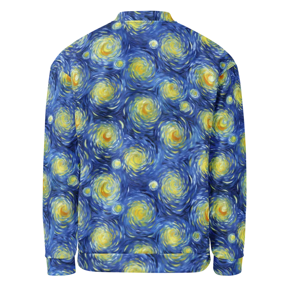 Celestial Whirl on Bomber Jacket — Back