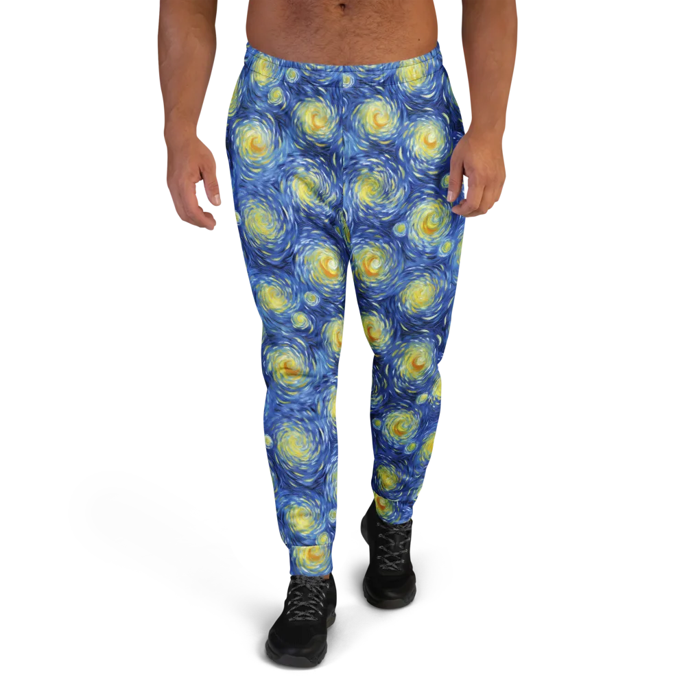 Celestial Whirl on Men's Joggers — Front