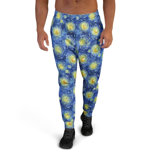 Celestial Whirl on a Men's Joggers