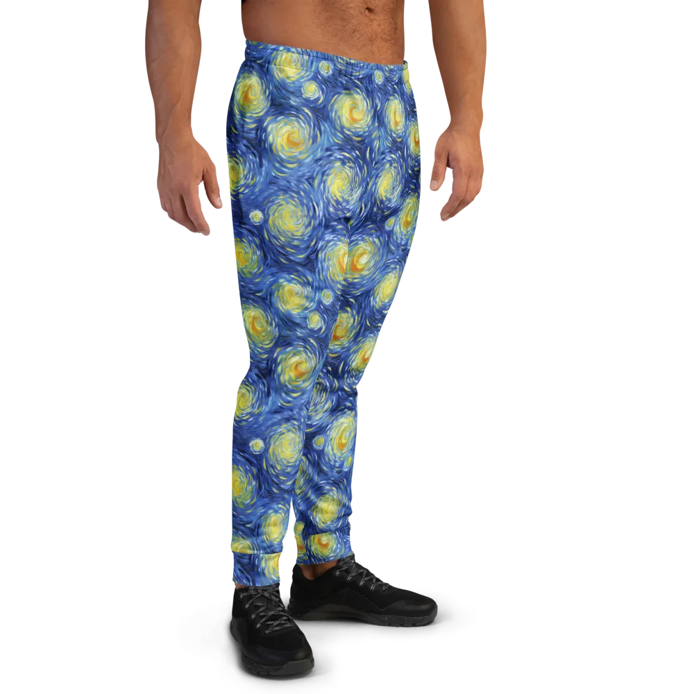 Celestial Whirl on Men's Joggers — Right