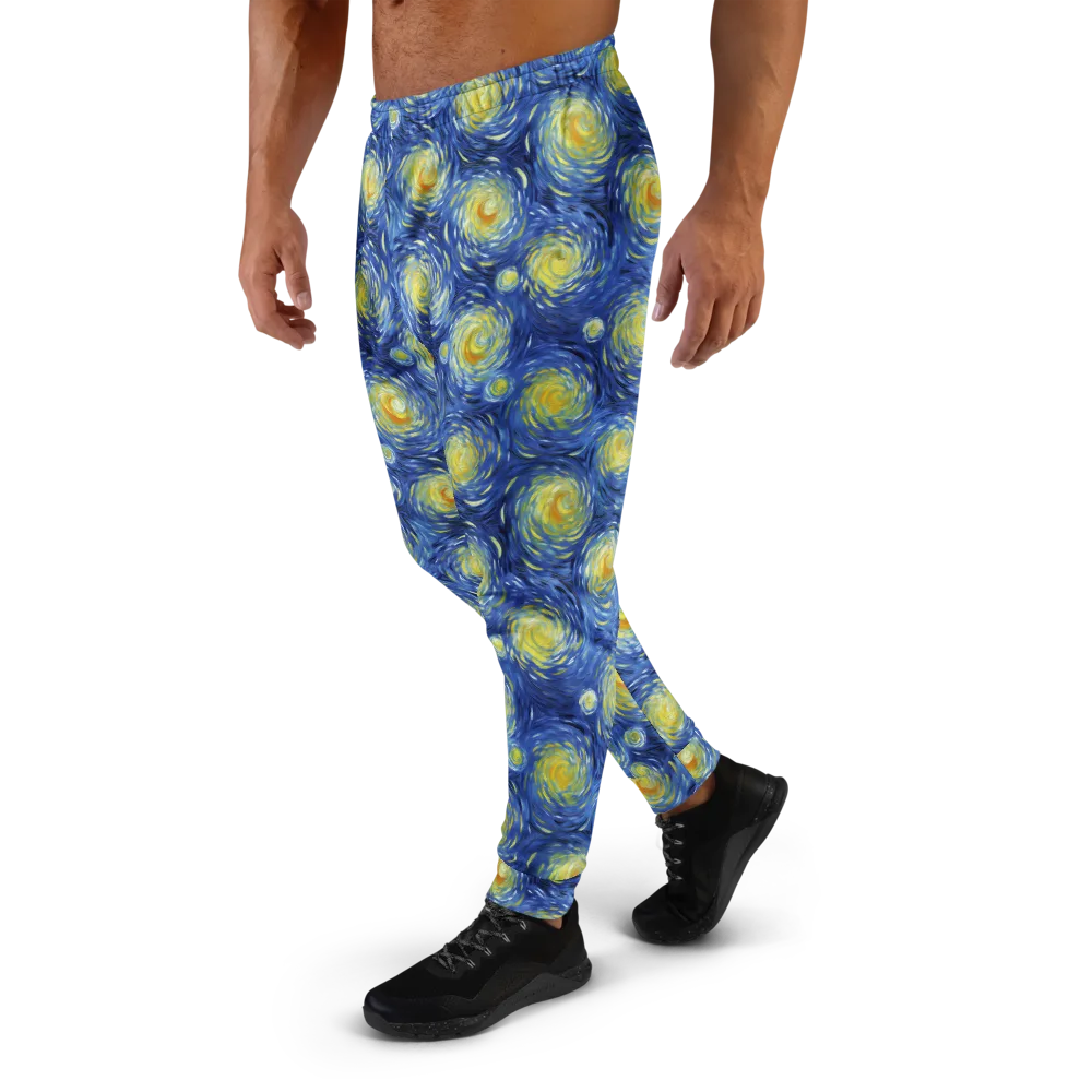Celestial Whirl on Men's Joggers — Left