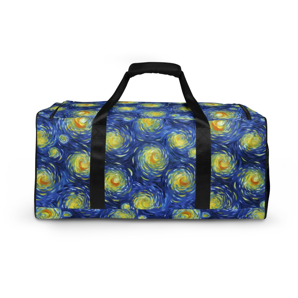 Celestial Whirl on Duffle Bag — Back