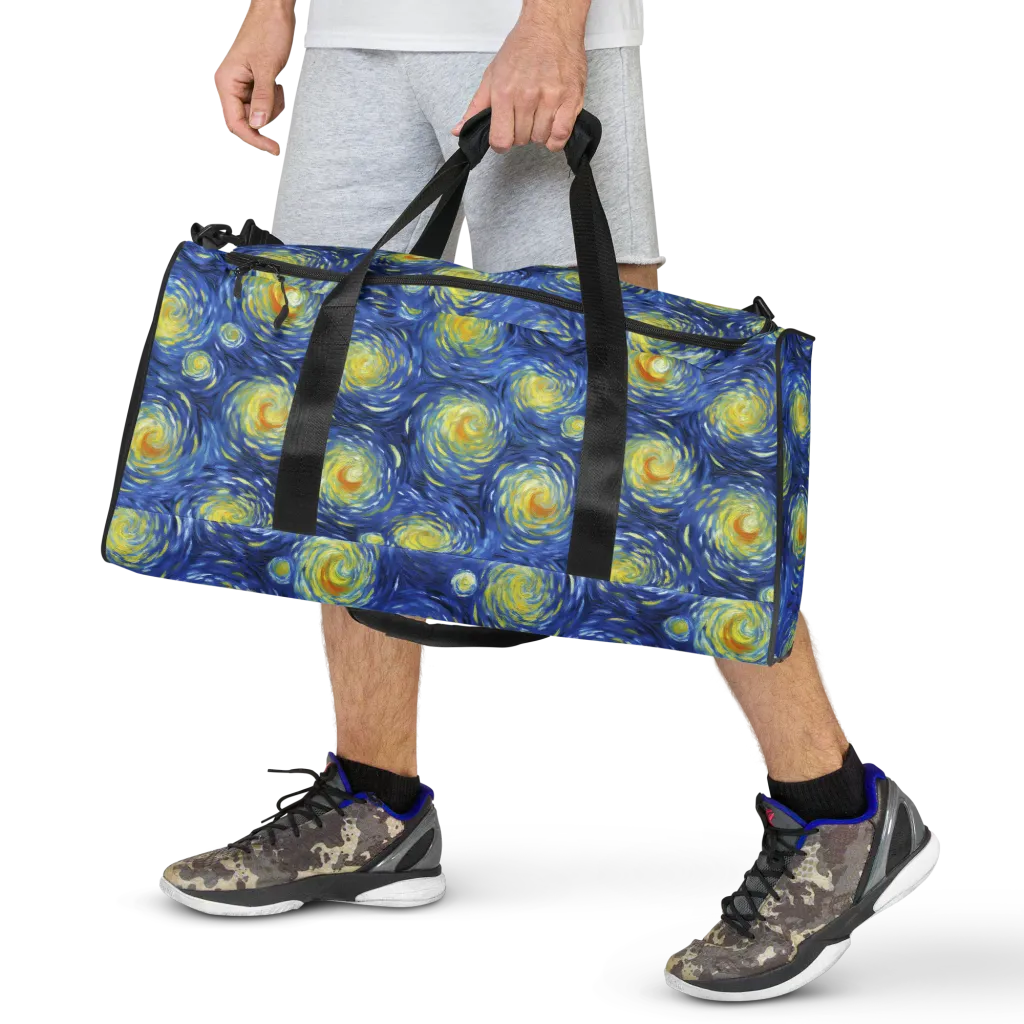 Celestial Whirl on Duffle Bag — Front