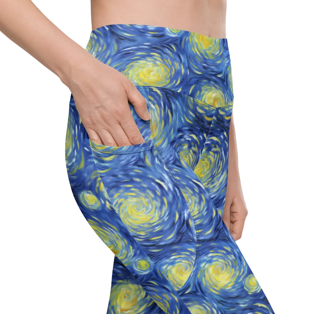Celestial Whirl on Leggings with Pockets — Product details