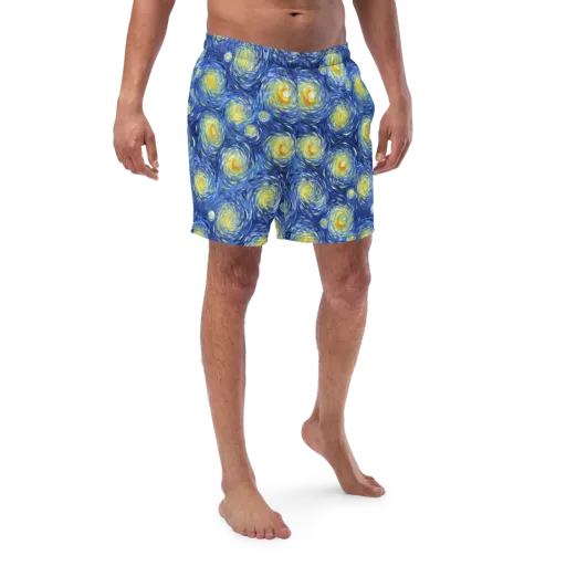 Celestial Whirl on a Swim Trunks