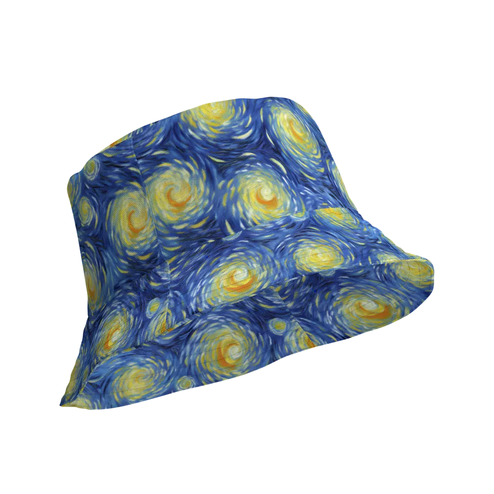 Celestial Whirl on Reversible Bucket Hat — Product details Outside