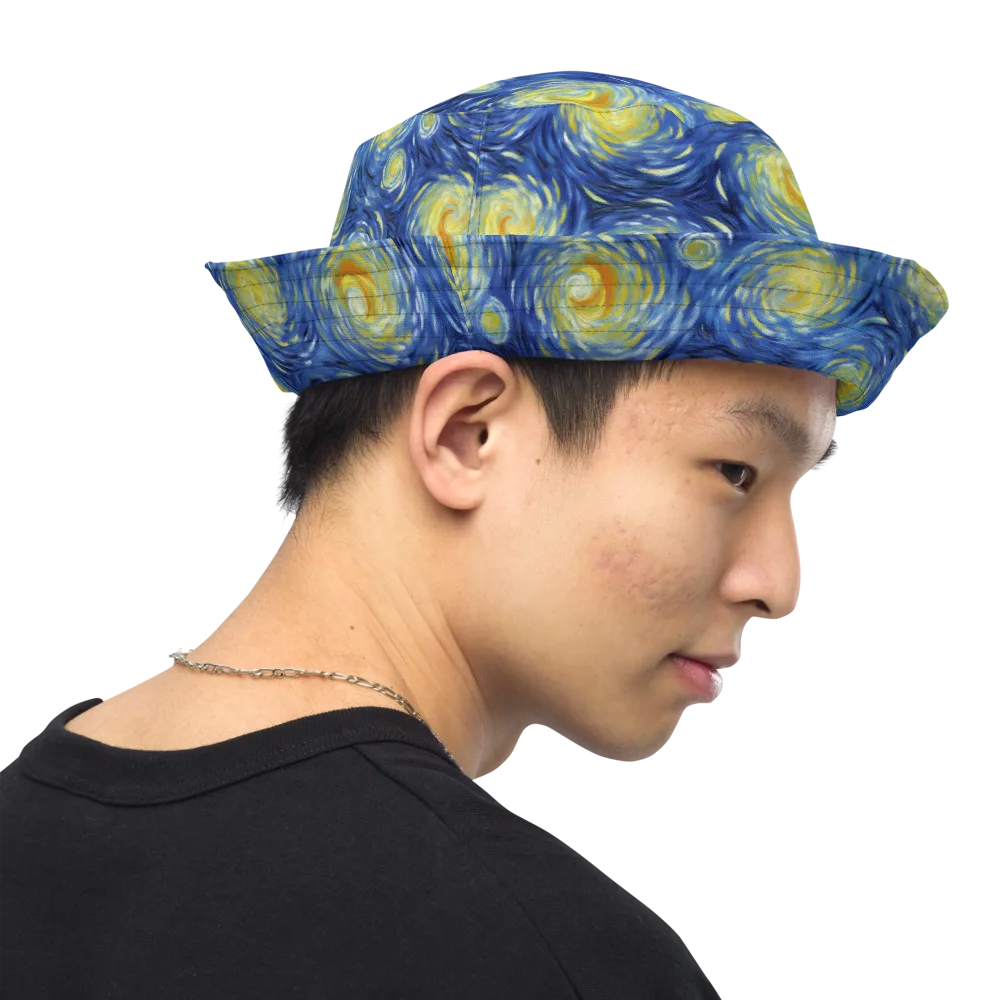 Celestial Whirl on Reversible Bucket Hat — Right Outside