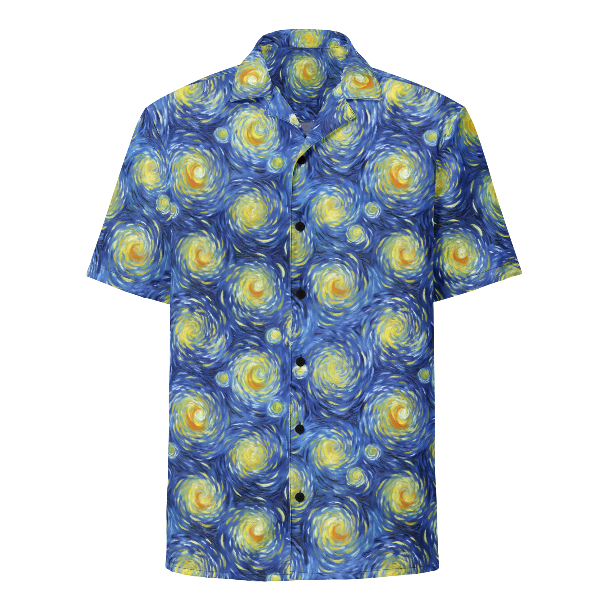 Celestial Whirl on Button Shirt — Front