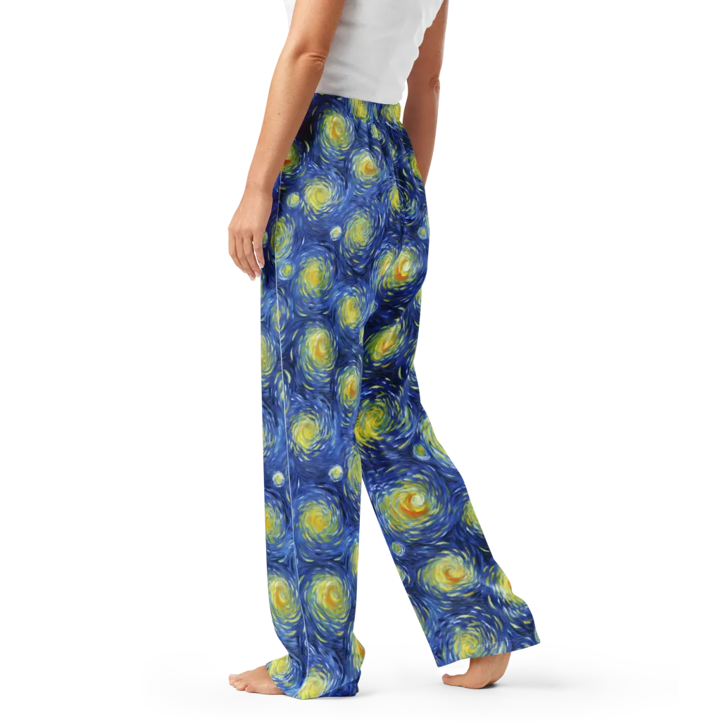 Celestial Whirl on Women's Pajama Pants — Left