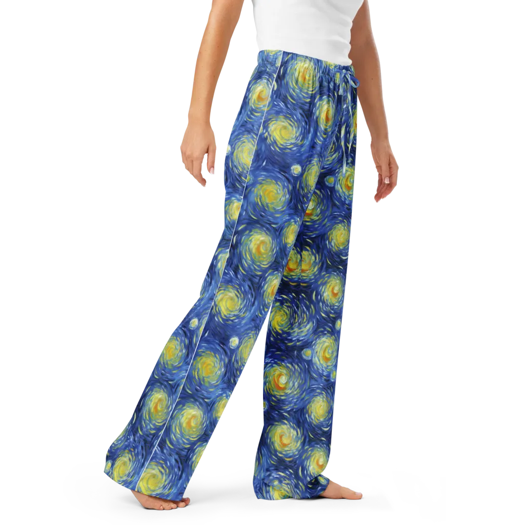 Celestial Whirl on Women's Pajama Pants — Right Front