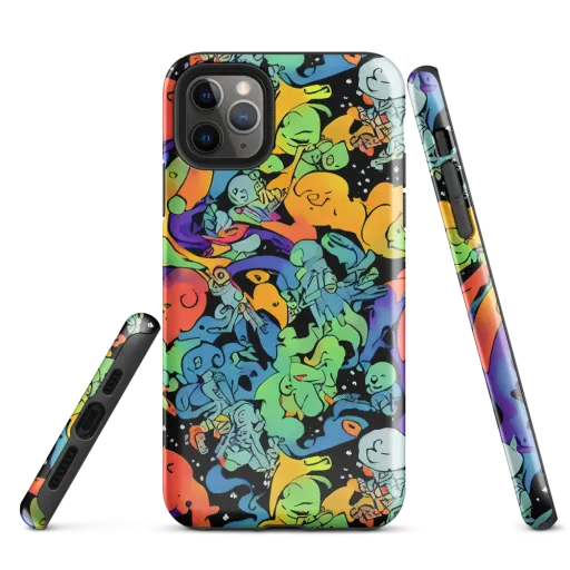 Neon Creature Carnival on a Tough Case for iPhone®