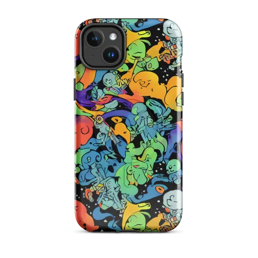 Neon Creature Carnival on a MagSafe Tough Case for iPhone®