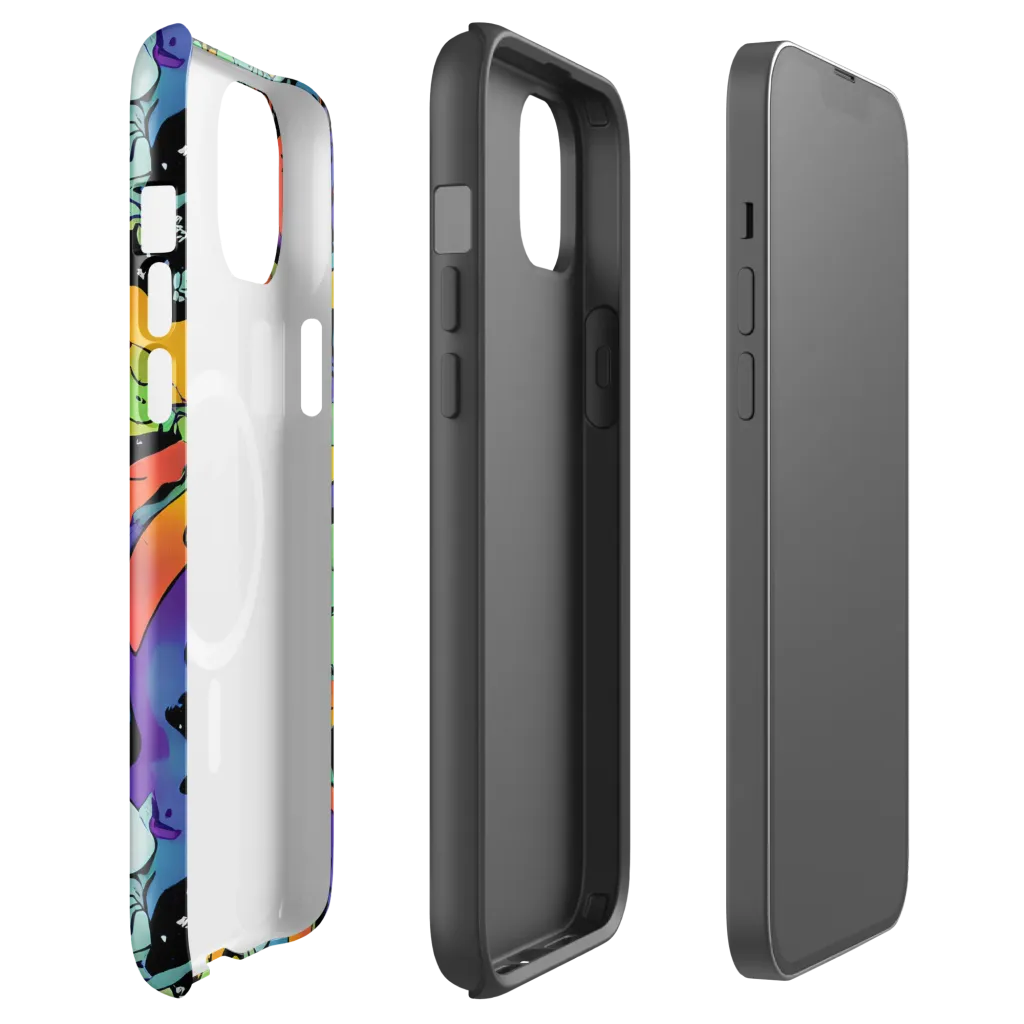 Neon Creature Carnival on MagSafe Tough Case for iPhone® — Front