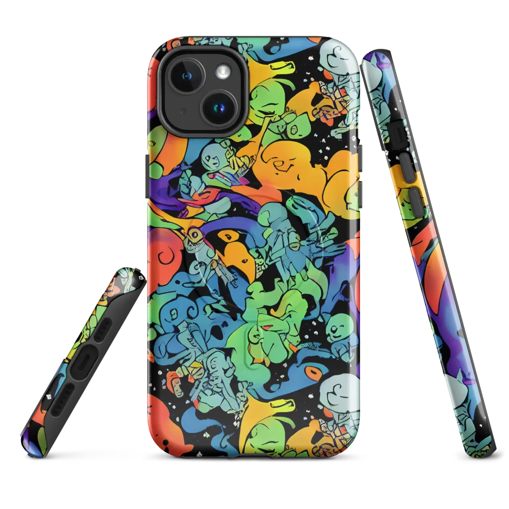 Neon Creature Carnival on MagSafe Tough Case for iPhone® — Front
