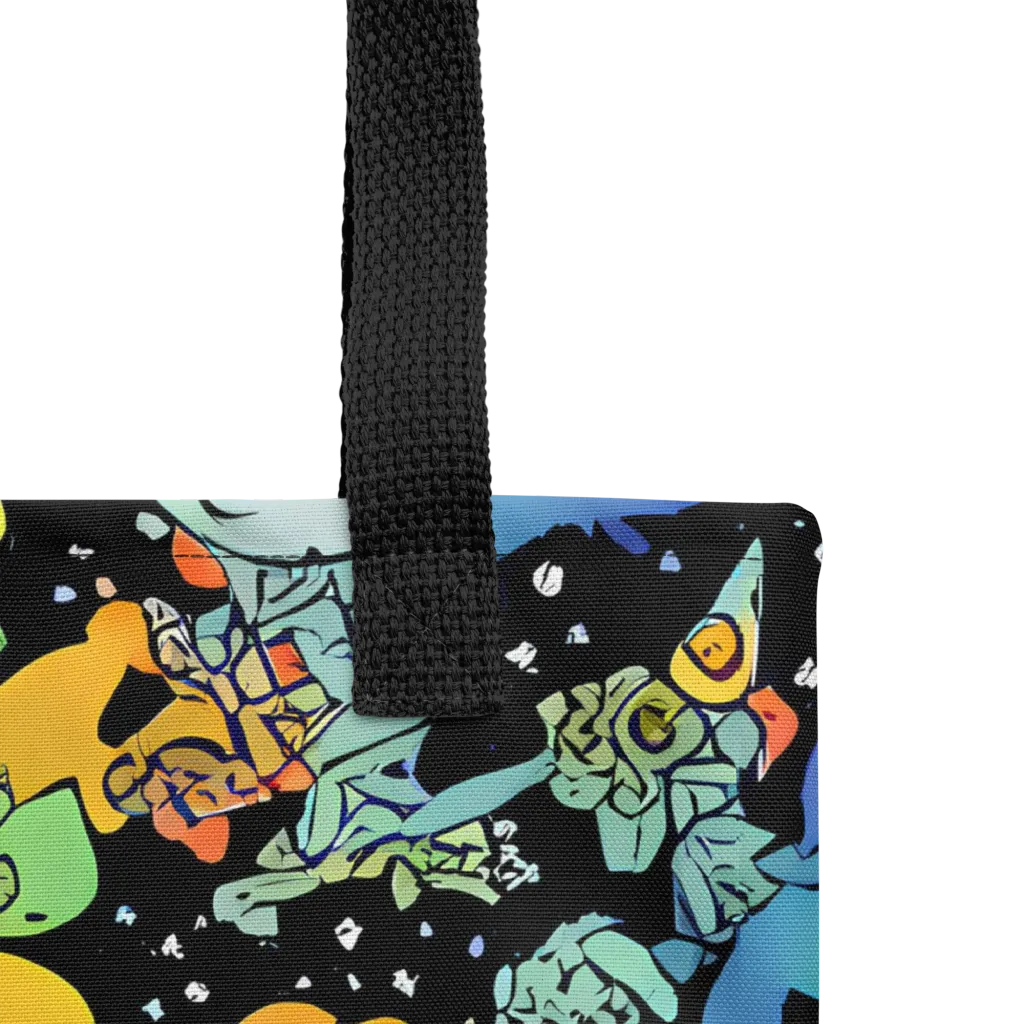 Neon Creature Carnival on Tote Bag — Product details