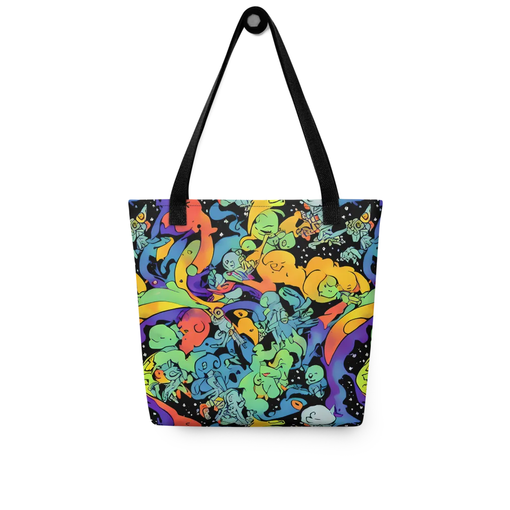 Neon Creature Carnival on Tote Bag — Front