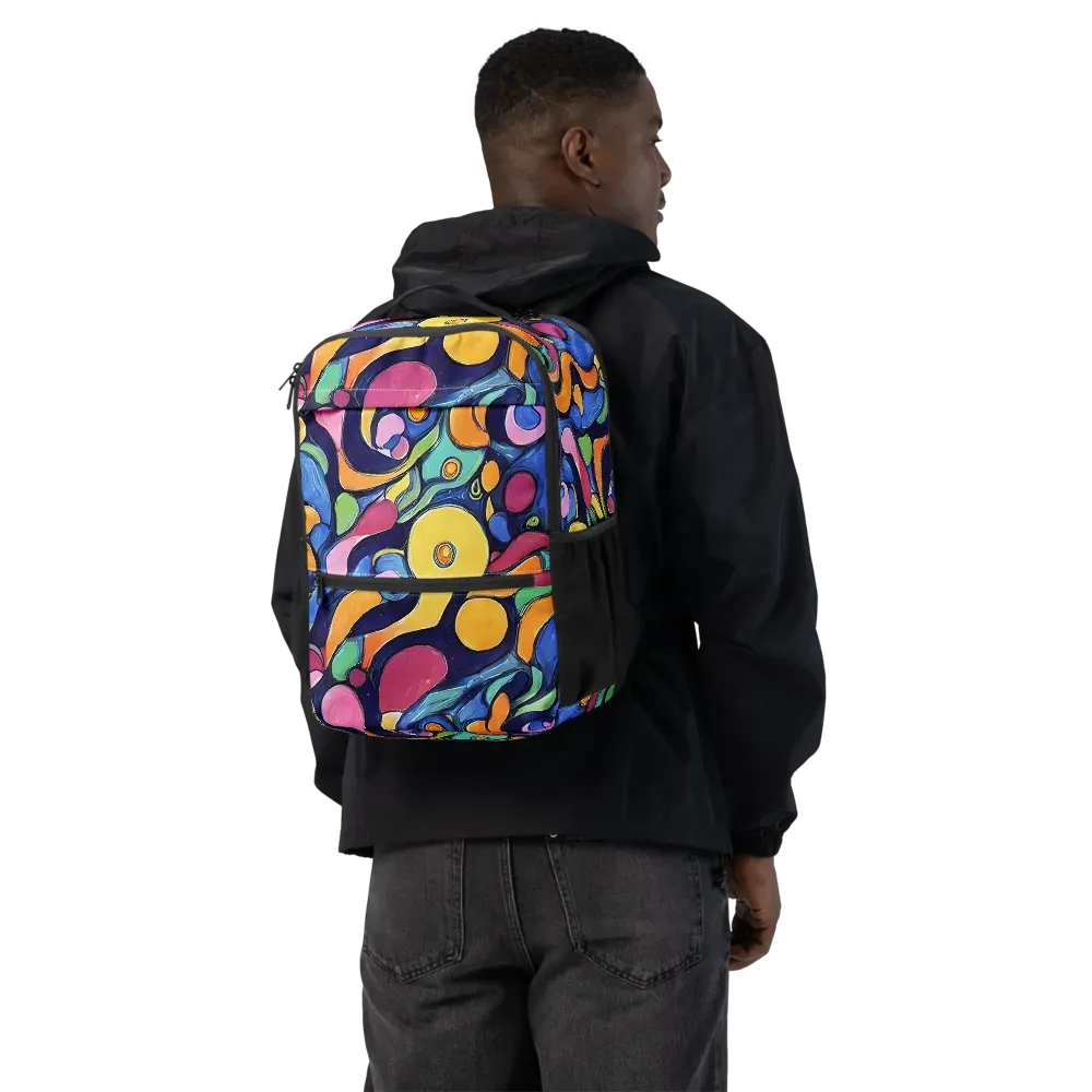 Neon Kelp on Utility Backpack — Back