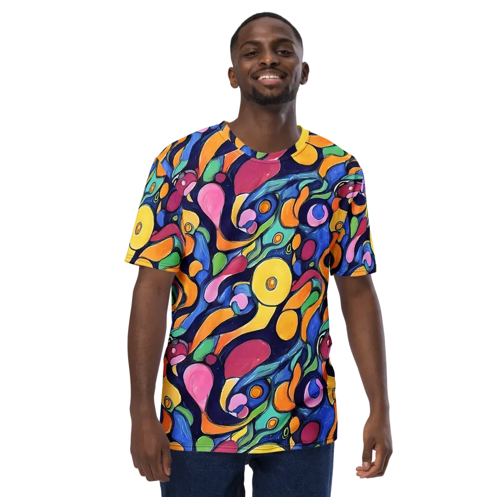 Neon Kelp on Men's Crew Neck T-Shirt — Front