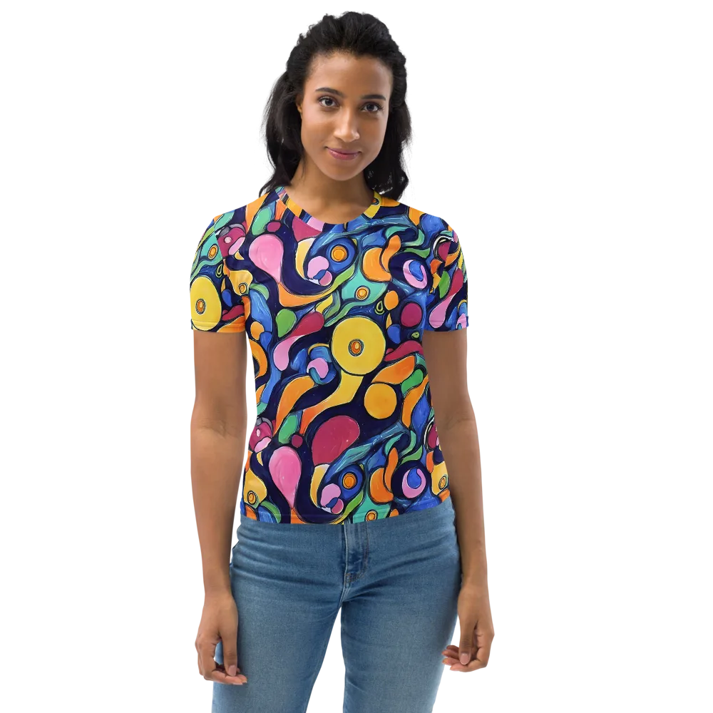 Neon Kelp on Women's Crew Neck T-Shirt — Front