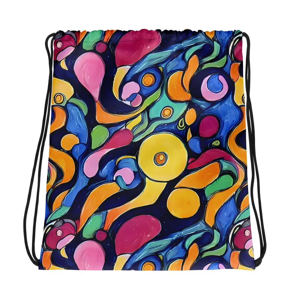 Neon Kelp on Drawstring Bag — Photo