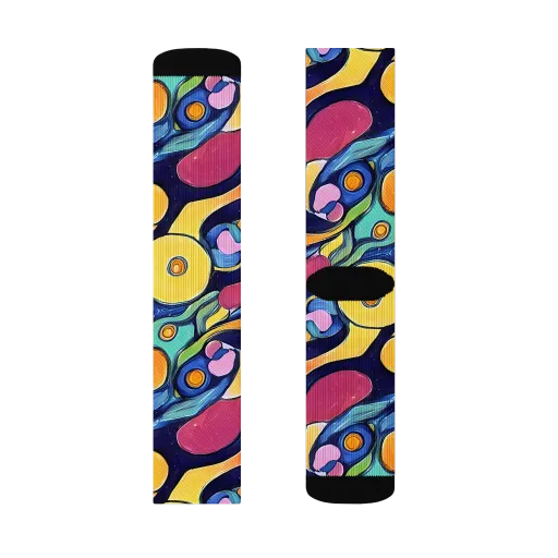 Neon Kelp on a Socks