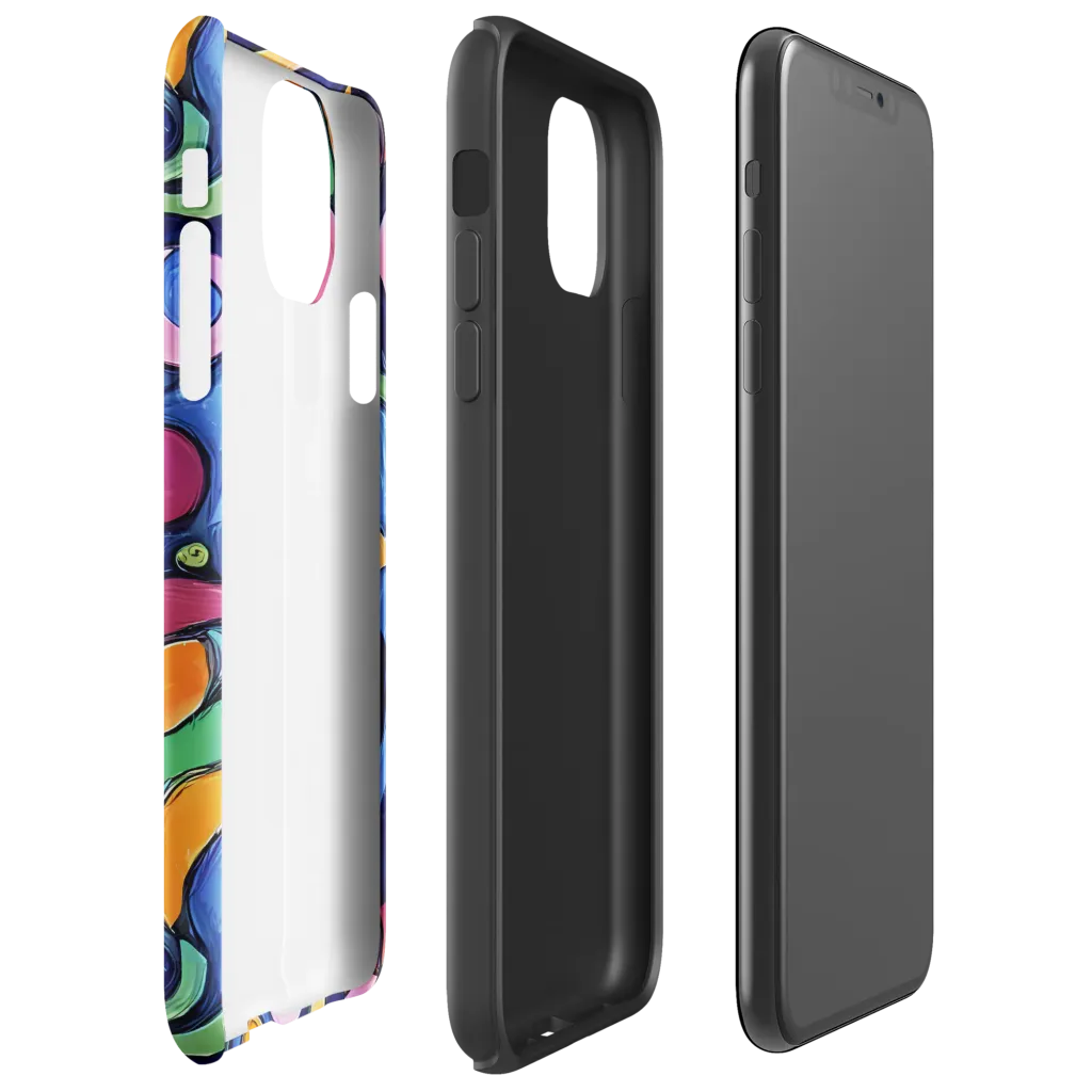 Neon Kelp on Tough Case for iPhone® — Right