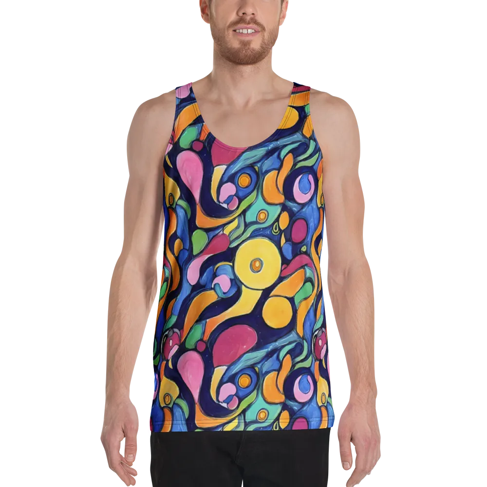 Neon Kelp on Men's Tank Top — Front