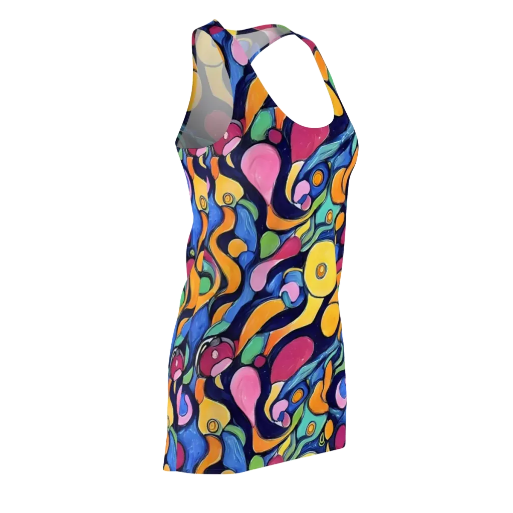 Neon Kelp on Racerback Dress — Front Side